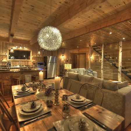Les Bouleaux - Les Chalets Spa Canada Ла-Мальбе Экстерьер фото