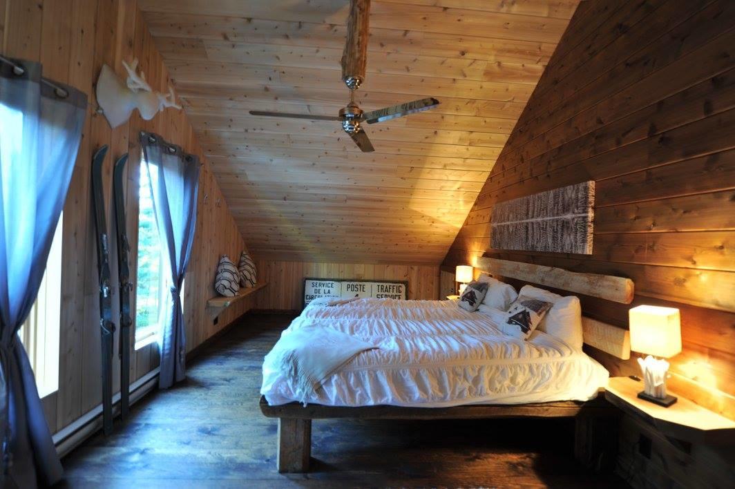 Les Bouleaux - Les Chalets Spa Canada Ла-Мальбе Экстерьер фото