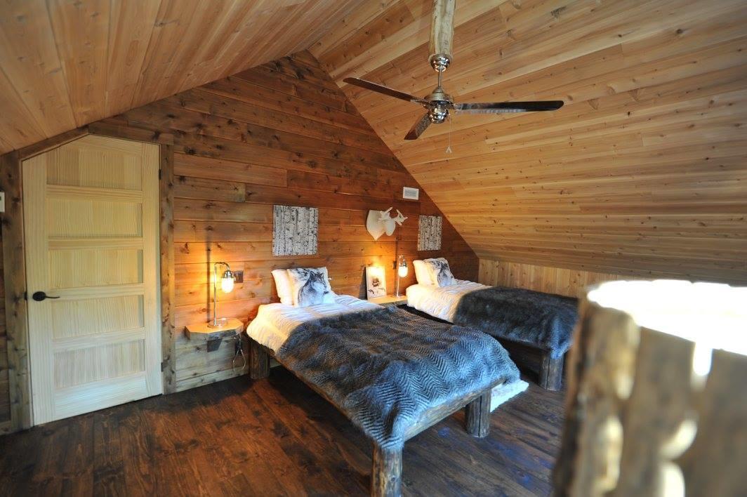 Les Bouleaux - Les Chalets Spa Canada Ла-Мальбе Экстерьер фото