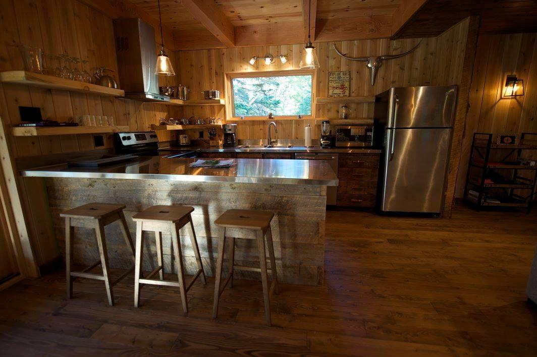 Les Bouleaux - Les Chalets Spa Canada Ла-Мальбе Экстерьер фото