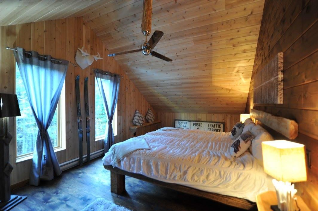 Les Bouleaux - Les Chalets Spa Canada Ла-Мальбе Экстерьер фото