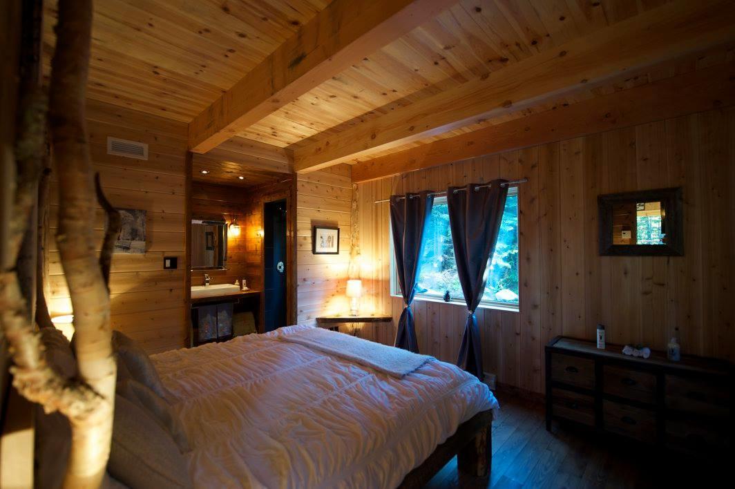 Les Bouleaux - Les Chalets Spa Canada Ла-Мальбе Экстерьер фото