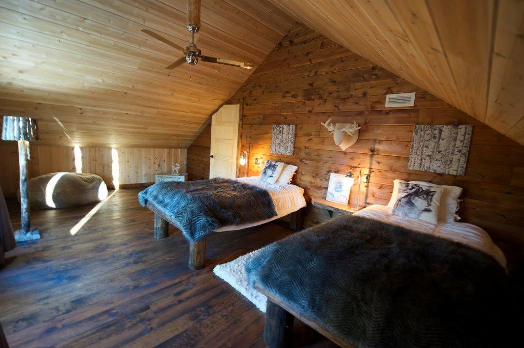 Les Bouleaux - Les Chalets Spa Canada Ла-Мальбе Экстерьер фото