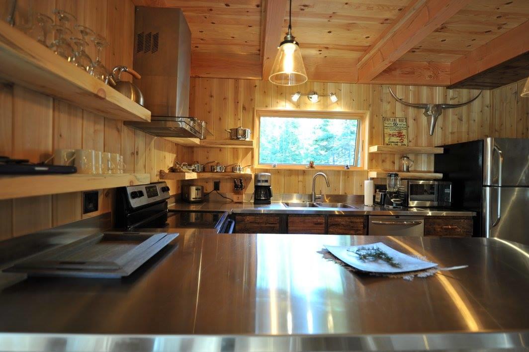 Les Bouleaux - Les Chalets Spa Canada Ла-Мальбе Экстерьер фото