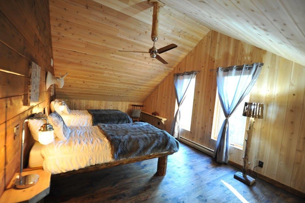 Les Bouleaux - Les Chalets Spa Canada Ла-Мальбе Экстерьер фото