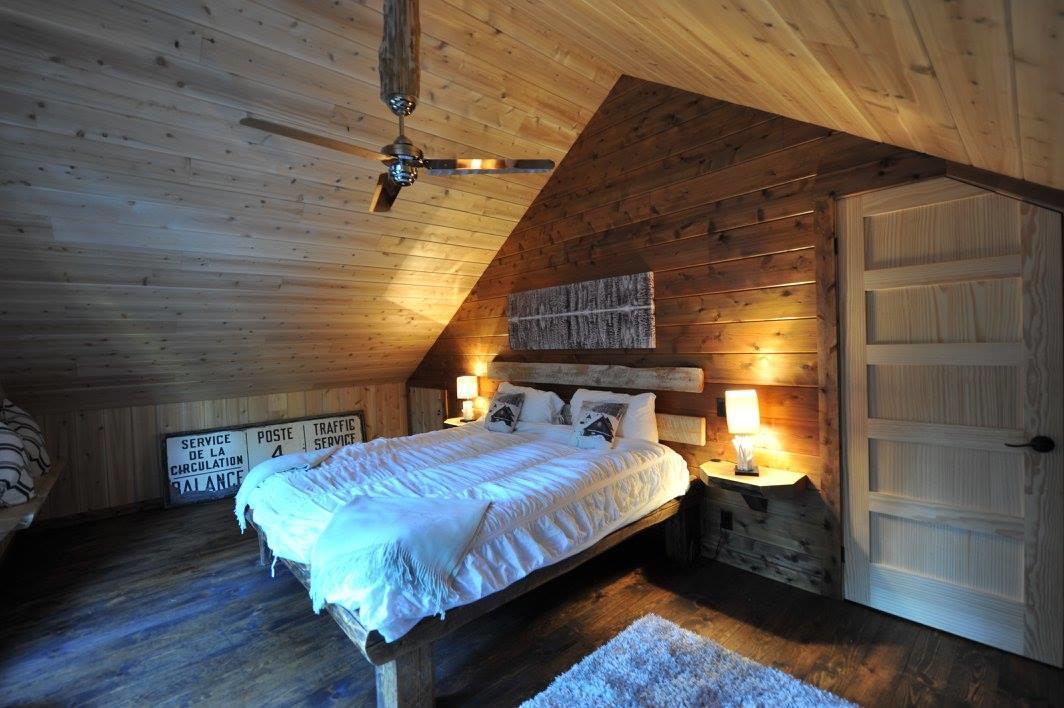 Les Bouleaux - Les Chalets Spa Canada Ла-Мальбе Экстерьер фото