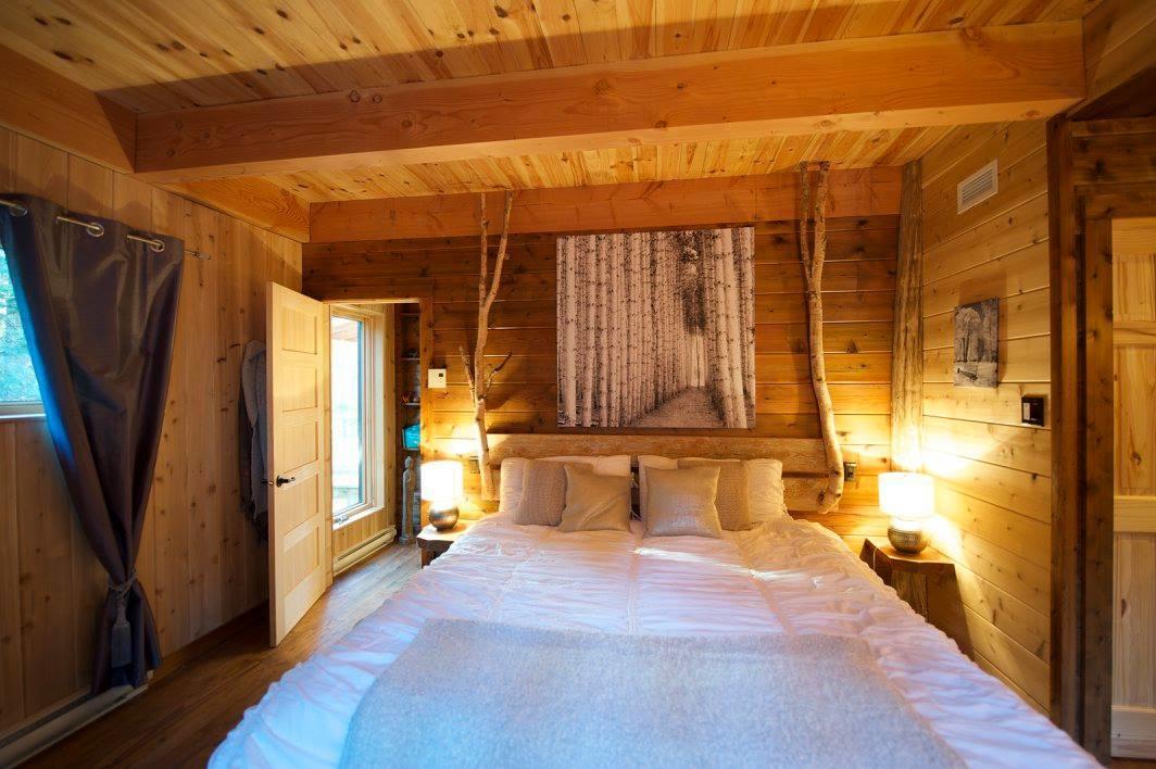 Les Bouleaux - Les Chalets Spa Canada Ла-Мальбе Экстерьер фото